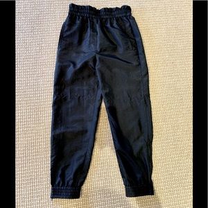 Tibi Crispy Nylon Paper Bag Joggers, M